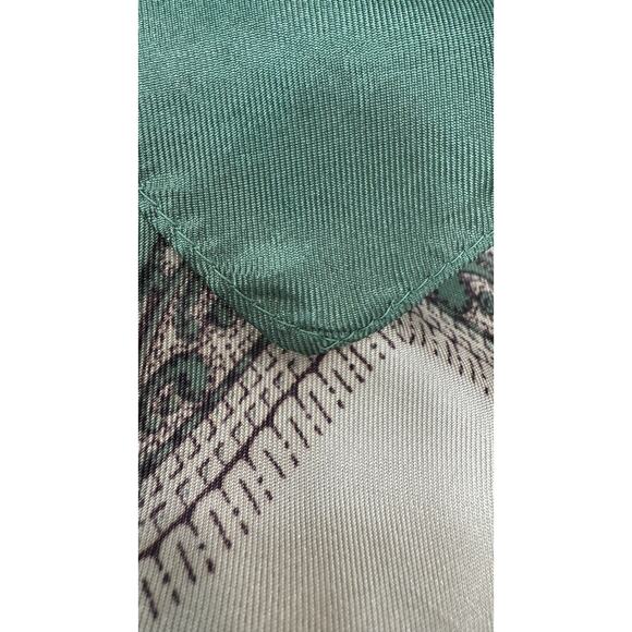 Vintage 1958–62 Arnotts Dublin Silk Scarf Irish Landmarks Map & Paisley Border - Picture 5 of 8